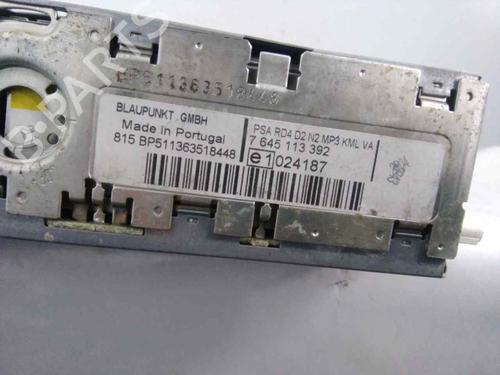 Radio PEUGEOT 407 (6D_)  | BP19563617E6 