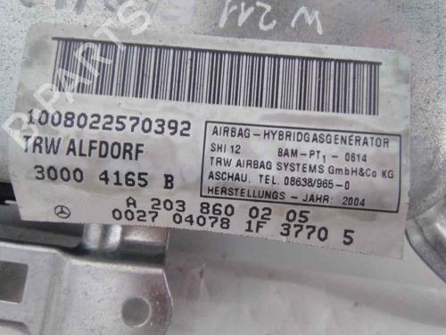 Right curtain airbag MERCEDES-BENZ E-CLASS (W211) E 320 4-matic (211.082) | BP19660945C12 
