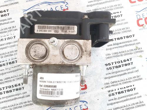 Used ABS pump NISSAN TIIDA Hatchback (C11X) [2006-2011]  19660221