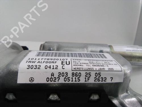 Førerens kollisjonspute MERCEDES-BENZ C-CLASS (W203) C 200 Kompressor (203.042) | BP19660732C9 