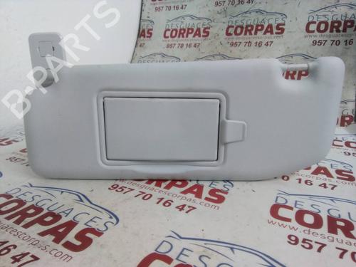 Used Left sun visor PEUGEOT 208 I (CA_, CC_) 1.2 VTI 82 (82 hp) 19555142