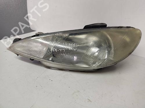 Used Left headlight PEUGEOT 206 Hatchback (2A/C) [1998-2012]  19566032