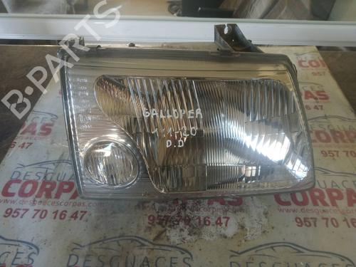 Used Right headlight MITSUBISHI GALLOPER (JK-01) 2.5 TD intercooler (99 hp) 19554986