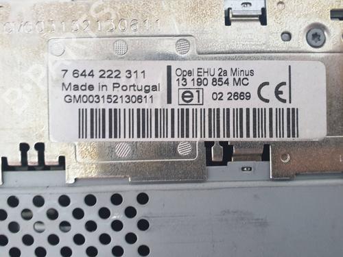 Radio OPEL MERIVA A MPV (X03)  | BP19555967E6 