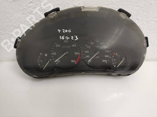Used Instrument cluster PEUGEOT 206 Hatchback (2A/C) [1998-2012]  19566272