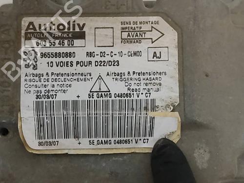 ECU airbags PEUGEOT 407 (6D_)  | BP19570958M53 
