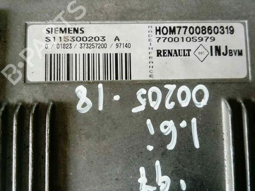 Engine control unit (ECU) RENAULT MEGANE I Classic (LA0/1_)  | BP19551203M57 