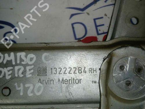 Front right window mechanism OPEL COMBO Box Body/MPV 1.3 CDTI 16V | BP19549563C23