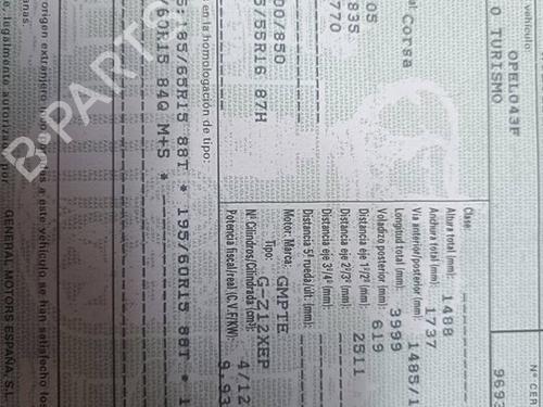 Left taillight OPEL CORSA D (S07) 1.3 CDTI (L08, L68) | BP30773671C34 