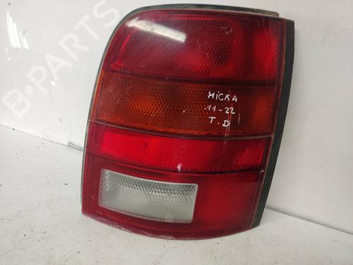 Used Right taillight NISSAN MICRA II (K11) [1992-2007]  19566066