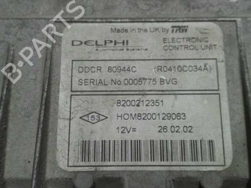 Engine control unit (ECU) RENAULT CLIO II (BB_, CB_)  | BP19546983M57 
