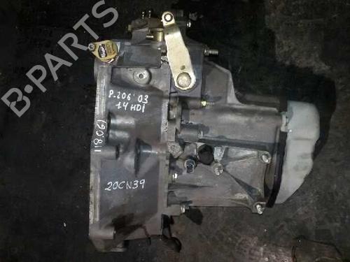 Used Gearbox PEUGEOT 206 Hatchback (2A/C) 1.4 HDi eco 70 (68 hp) 19546055