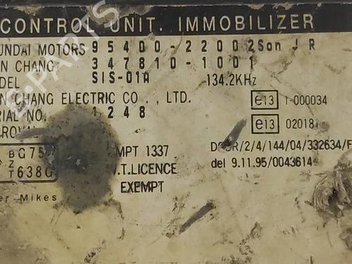 Control unit HYUNDAI ACCENT II (LC)  | BP19571612M11 