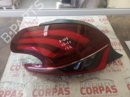 Used Left taillight PEUGEOT 208 I (CA_, CC_) 1.2 VTI 82 (82 hp) 19554893