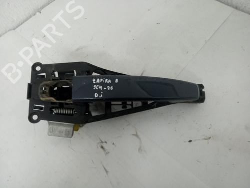 Used Front left exterior door handle OPEL ZAFIRA / ZAFIRA FAMILY B (A05) [2005-2019]  19563247