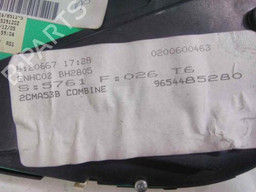 Instrument cluster PEUGEOT 307 Break (3E) 1.6 HDi 110 | BP19564640C47 