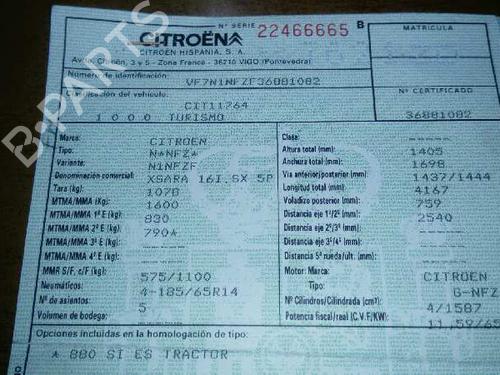 Elektronisk sensor CITROËN XSARA (N1)  | BP19556497M84 