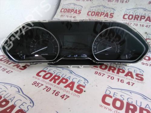 Used Instrument cluster PEUGEOT 208 I (CA_, CC_) 1.2 VTI 82 (82 hp) 19555032