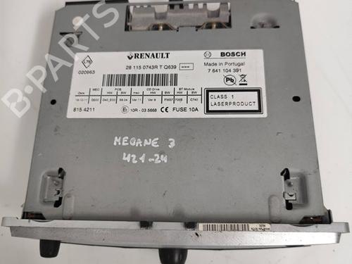 Radio RENAULT MEGANE III Hatchback (BZ0/1_, B3_)  | BP26711422E6 