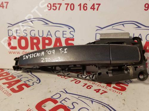 Used Rear left exterior door handle OPEL INSIGNIA A (G09) [2008-2017]  19549417