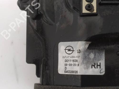 Air vent OPEL CROSSLAND X / CROSSLAND (P17, P2QO) 1.5 Turbo D (75) | BP19566706I21 