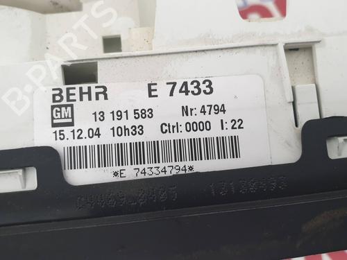 AC-Styringsenhed/Manøvreenhed OPEL MERIVA A MPV (X03)  | BP19555836I5 
