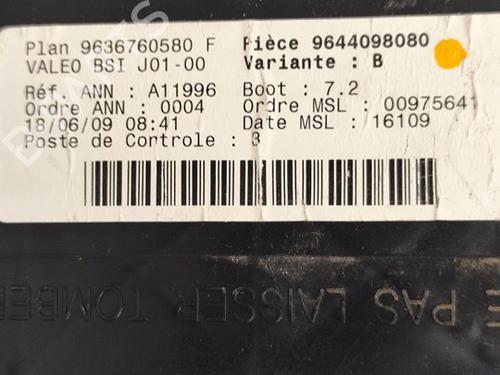 Fuse box PEUGEOT 307 (3A/C)  | BP22190592E1 