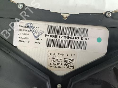 Instrument cluster PEUGEOT 307 (3A/C)  | BP29428958C47 