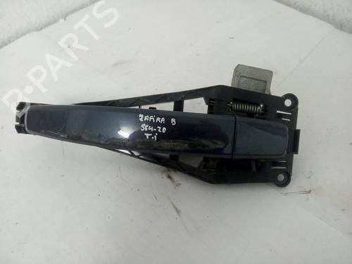 Used Rear left exterior door handle OPEL ZAFIRA / ZAFIRA FAMILY B (A05) [2005-2019]  19563244