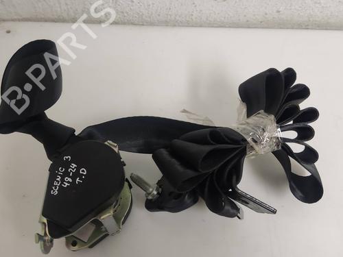 Used Rear right seatbelt RENAULT SCÉNIC III (JZ0/1_) [2008-2016]  19569641