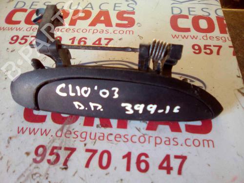 Used Front right exterior door handle RENAULT CLIO II (BB_, CB_) [1998-2016]  19549905