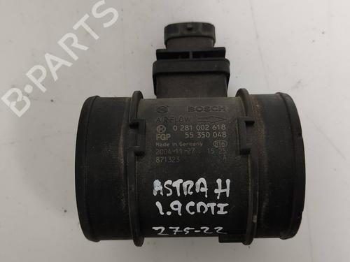 Used Mass air flow sensor OPEL ASTRA H (A04) [2004-2014]  19661756