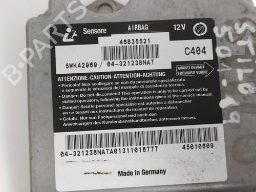 ECU airbags FIAT STILO (192_) | BP19566216M53