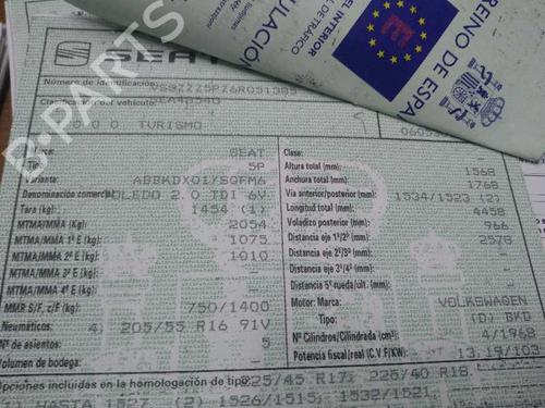 Gearbox SEAT TOLEDO III (5P2)  | BP19793505M3 