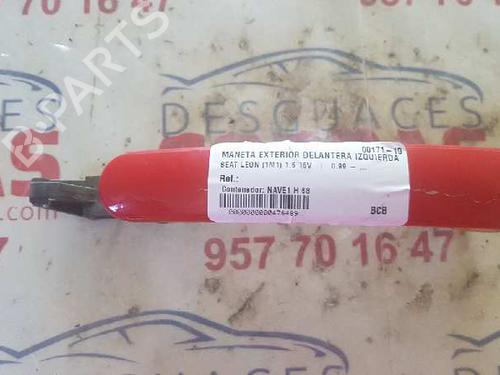 Front left exterior door handle SEAT LEON (1M1)  | BP19552576C128 
