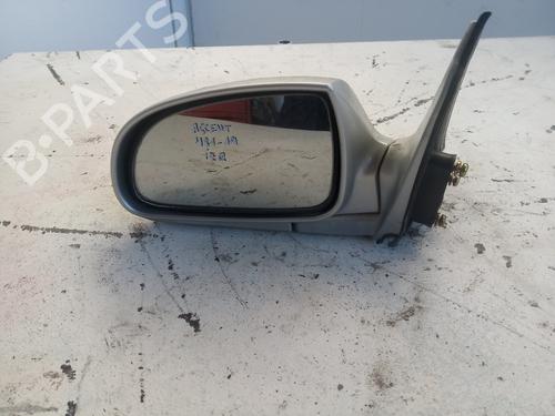 Used Left mirror HYUNDAI ACCENT I (X-3) 1.3 i 12V (84 hp) 19558251