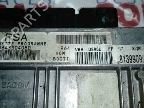 Engine control unit (ECU) PEUGEOT 406 (8B) 1.8 BiFuel | BP19550670M57 