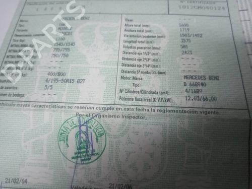 Engine control unit (ECU) MERCEDES-BENZ A-CLASS (W168) A 170 CDI (168.008) | BP19566875M57 