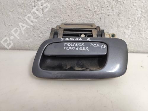 Used Rear left exterior door handle OPEL ZAFIRA A MPV (T98) [1999-2006]  29943438