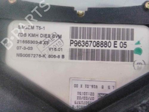 Instrument cluster PEUGEOT 307 Break (3E) 2.0 HDI 110 | BP19565055C47 