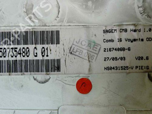 Instrument cluster CITROËN C3 I (FC_, FN_)  | BP19552027C47 