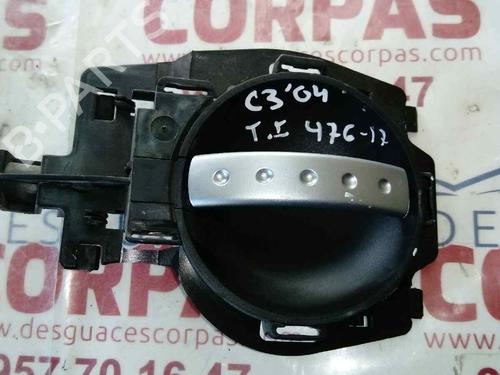Used Rear left interior door handle CITROËN C3 I (FC_, FN_) 1.4 HDi (68 hp) 19660037
