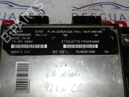 Engine control unit (ECU) PEUGEOT 206 Hatchback (2A/C) 1.9 D | BP19547612M57 