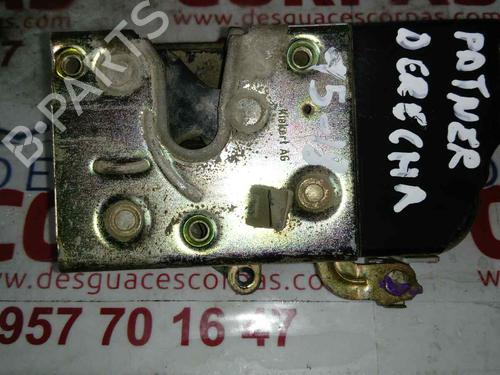 Used Front right lock PEUGEOT PARTNER Box Body/MPV 1.6 HDi 16V 4x4 (90 hp) 19550679