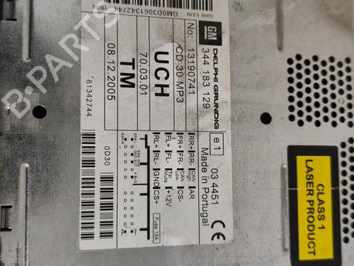 Auto-radio OPEL ASTRA H GTC (A04) 1.9 CDTi (L08) | BP29724529E6 