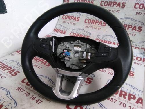 Used Steering wheel PEUGEOT 208 I (CA_, CC_) 1.2 VTI 82 (82 hp) 19555136