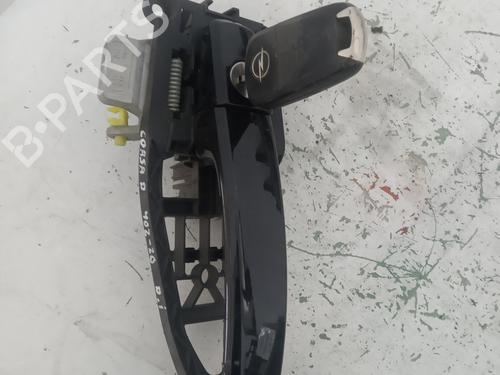 Used Front left exterior door handle OPEL CORSA D (S07) [2006-2015]  19559447