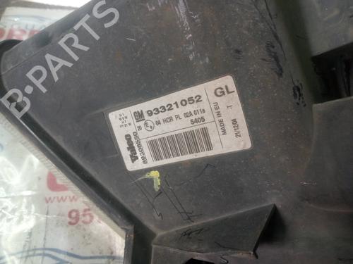 Left headlight OPEL MERIVA A MPV (X03)  | BP19554981C28 