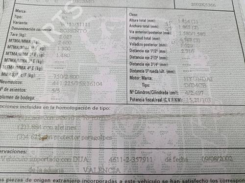 Left taillight KIA SORENTO I (JC) 2.5 CRDi 4WD | BP30569969C34 