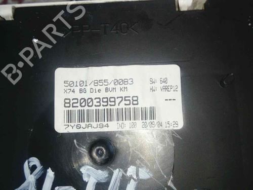Instrument cluster RENAULT LAGUNA II (BG0/1_)  | BP19551259C47 